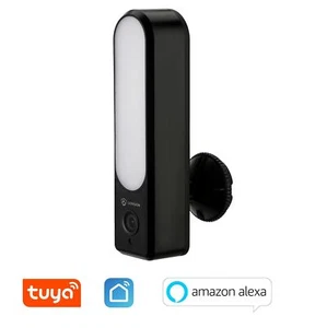 LED Lampe mit WLAN IP Kamera Überwachungskamera Outdoor Außenlicht Tuya App - Bild 1 von 7