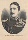 Frst Alexander I. von Bulgarien HOLZSTICH  1878 Prinz Alexander von Battenberg