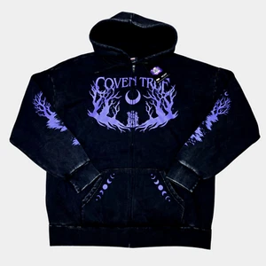 Her Universe Marvel Agatha All Along Coven True Girls Oversized Black Hoodie New - Picture 1 of 8