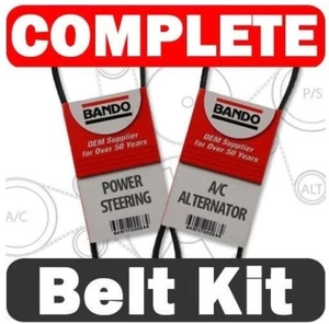 1998-2002 Honda Accord V6 3.0L Bando Drive Belt Set -Alt-AC-Pwr -6PK1175 4PK1120 - Picture 1 of 2