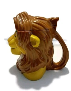 Disney On Ice Vintage Lion King Adult Simba Flip Lid Plastic Mug Cup - Picture 1 of 9