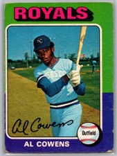 1975 OPC O PEE CHEE BASEBALL 437 AL COWENS ROYALS