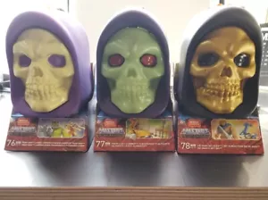 3- Skeletor Head Mega Construx Masters of the Universe FISTO, TRAP JAW, HE-MAN - Picture 1 of 4
