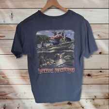 T-shirt de chasse à l'achigan Redneck Sportsman Fishfinder pour hommes 2005 Gildan grand