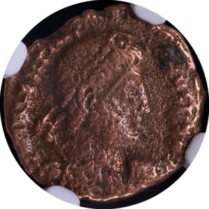 Western Roman Empire - Valentinian I AD 364-375 - AE3 Nummus - NGC Ancients - Picture 1 of 4