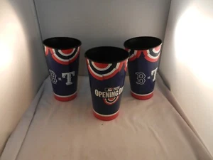 TEXAS RANGERSvs. BOSTON RED SOX OPENING DAY 2025 COLLECTORS CUPS "NEW" SET OF 3 - Picture 1 of 4