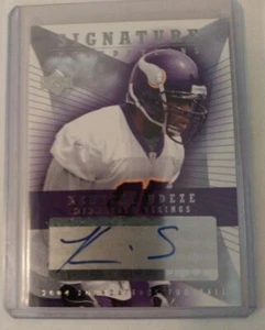Kenechi Udeze 2004 Upper Deck Foundations Signatures Auto Minnesota Vikings - Picture 1 of 2