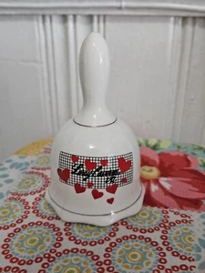 Vintage White Souvenir Luray Caverns VA Virginia Ceramic Bell Metro Taiwan - Picture 1 of 4