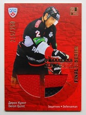 2013-14 KHL Final Series Jersey #FSJ-012 Deron Quint 215/250