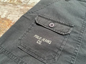 Vintage! Polo Jeans Co. Ralph Lauren Damen Schwarz Cargo Shorts Größe EU40 UK12 - Bild 1 von 6