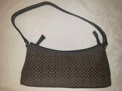 Relic Canvas Black Tan Floral Pattern Shoulder Hand Bag Purse - Image 1 of 4