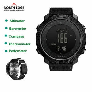 Reloj deportivo NORTH EDGE para hombre militar ejército impermeable barómetro correr nadar - Imagen 1 de 12