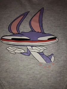 Wknd Skateboards Bugs Bunny stretched Long Sleeve T Shirt Tee Grey - Picture 1 of 2