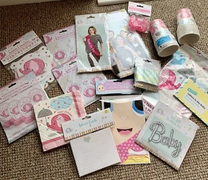 Baby Shower Christening Baptism Party Favors Tableware Decorations Job Lot - Picture 1 of 1