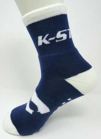 Kansas State Wildcats Purple & White Grip Bottom Deuce Quarter Socks Cover