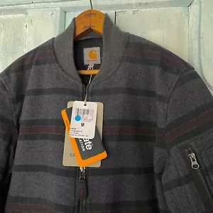 Nuova coperta Carhartt WIP Perry Bomber troy clima freddo ma1 giacca M - Foto 1 di 8