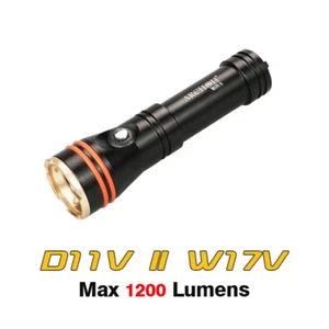 Archon D11V II W17V II LED Diving Photography Video Underwater Flashlight Torch - Picture 1 of 11