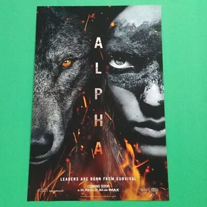 ALPHA MOVIE PROMO POSTER 17 X 11 Kodi Smit McPhee Johanesson Malthe - Picture 1 of 3
