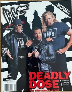 WWE WWF MAGAZINE APRIL 2002 W / BOOKER T PULLOUT POSTER INSIDE - NO MAILER LABEL - Bild 1 von 2