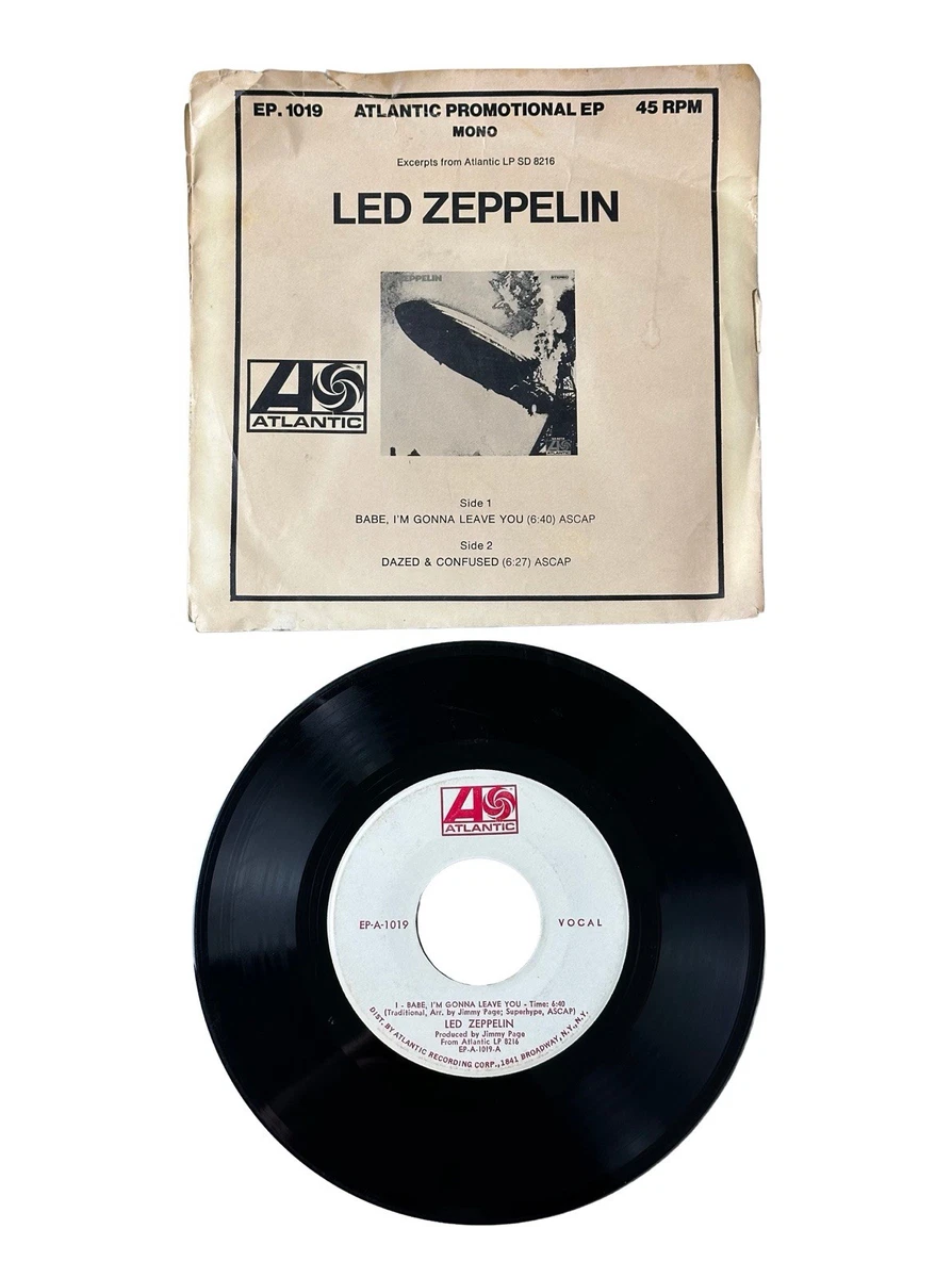 Led Zeppelin Promo Vinyl Records for sale - eBay