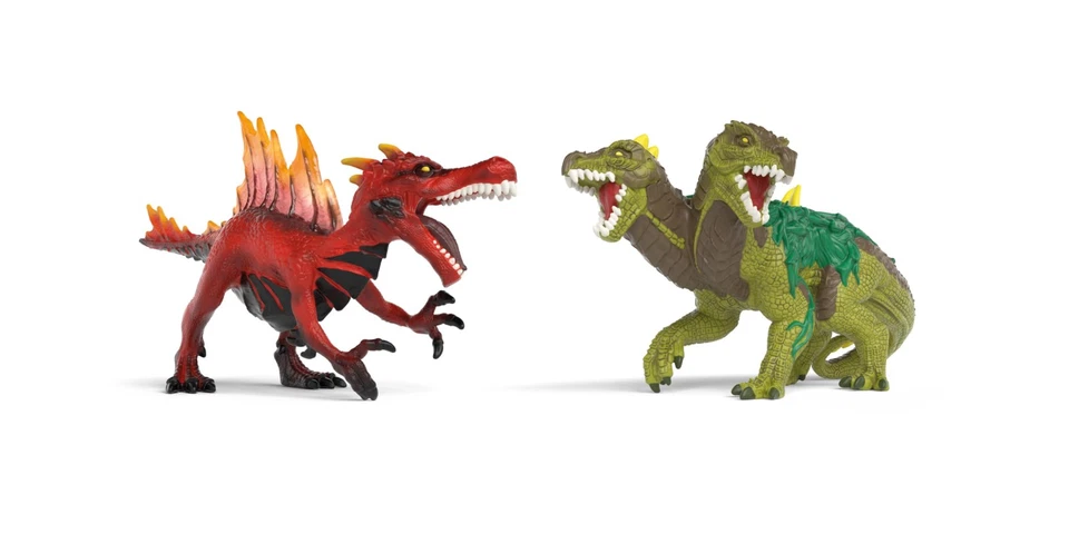 Schleich 70834 Eldrador Fire Saurian vs Jungle Lizard monster toy monsters beast
