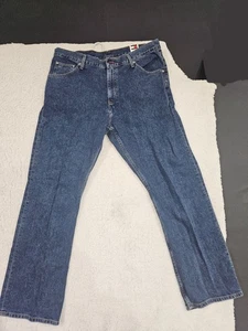 VINTAGE Tommy Hilfiger Men Jeans 38x32 Blue Denim Low Rider Bootleg Y2K  - Picture 1 of 11