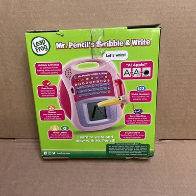 Sistema de aprendizaje LeapFrog Leappad juguete para garabatear y escribir Mr. Pencil, rosa Foto 1 de 3