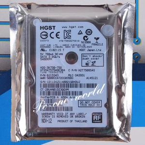 100% OK HTS547575A9E384 HGST 750 GB 2.5" 5400 RPM 8 MB SATA Hard Disk Drive HDD - Afbeelding 1 van 2