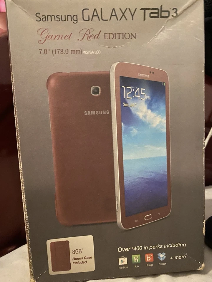 Samsung Galaxy Tab 3 - Edición Granate Rojo - 8 GB - Wi-Fi - (7,0) Foto 1 de 4