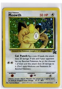 Meowth #10 Black Star Promo Holo Rare Vintage 2000 Pokemon Karte - Bild 1 von 3