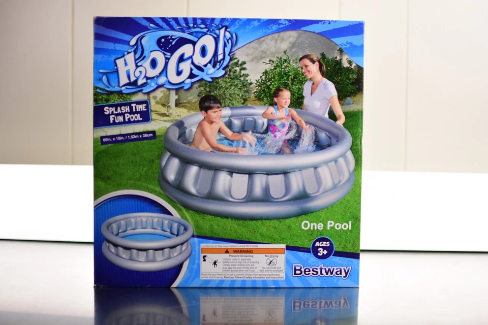 H2O GO Nave Espacial Inflable Inflable Niños Piscina GRIS Nuevo En Caja Foto 1 de 2