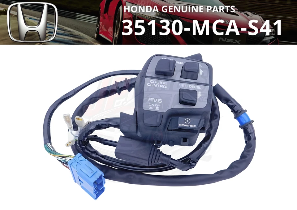 Conjunto de interruptor de manillar derecho genuino HONDA 35130-MCA-S41 GL1800 Gold Wing JDM Foto 1 de 4