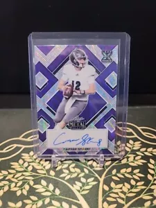 2022 Leaf Metal Draft - Purple #BA-CS1 Carson Strong 3/20 (AU, RC) - Picture 1 of 2