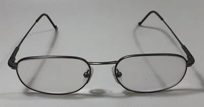 Armações de óculos SAFILO ELASTA 7031 TU7 140 aro completo prata marrom feito na Itália - Imagem 1 de 4