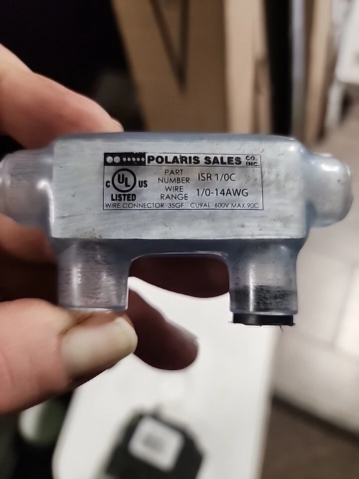 Polaris Vision Tap ISR-1/0CB Insulated in-Line Splice Connector-2 Port-1/0-14 - Image 1 of 1