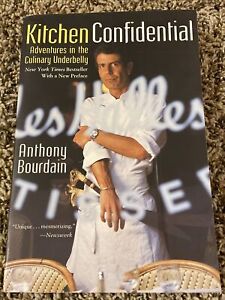 Anthony Bourdain *SIGNED* Kitchen Confidential Book - No Reservations