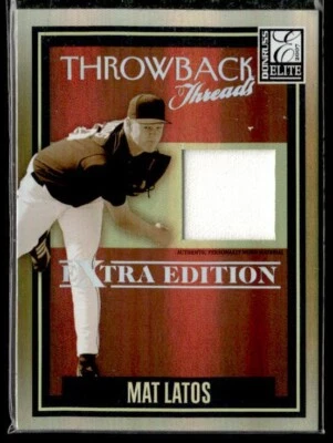 L2.424 - 2007 Donruss Elite Edición Extra Throwback Threads #6 Mat Latos/500 Foto 1 de 2