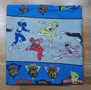 Vintage 1994 Mighty Morphin Power Rangers Twin / Full Blanket Saban 90s - Picture 1 of 3