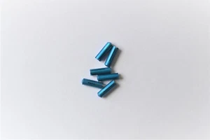 2 SETS OF ALLOY FLIGHT PROTECTORS BLUE - Picture 1 of 1