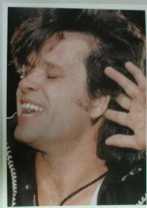 JOHN COUGAR MELLENCAMP great close up ~ Magazine Page PINUP oop htf - Picture 1 of 1