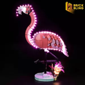Luz LED BrickBling para animales salvajes LEGO: Pink Flamingo 31170 (estándar) - Imagen 1 de 9