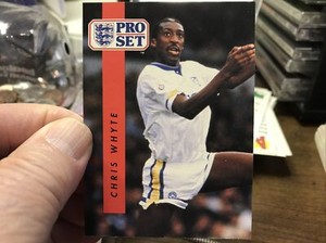 90/91 PROSET # 95 CHRIS WHYTE LEEDS UNITED