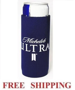 ENFRIADOR DE LATAS DELGADA MICHELLOB ULTRA 1 COOZIE COOLIE KOOZIE HUGGIE NUEVO BUD - Imagen 1 de 1