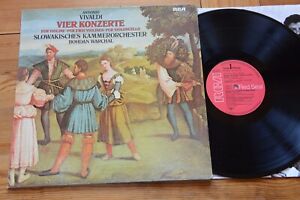 VIVALDI Vier Konzerte Slowakisches Kammerorchester BOHDAN WARCHAL LP RCA RL30347