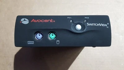 AVOCENT SWITCHVIEW 2-PORT PS2 520-345-001 KVM SWITCH (R6S9.7B1) - Image 1 of 3