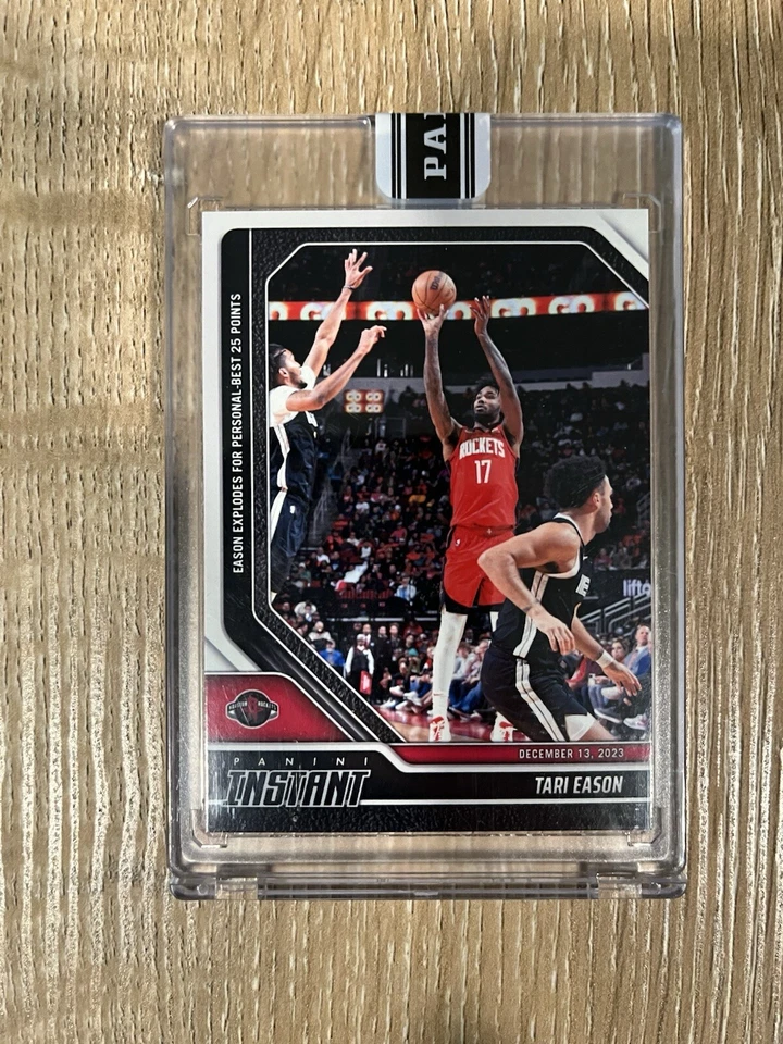 2022-23 Panini Instant NBA #166 Tari Eason RC 1/1 Black Rockets SSP - Image 1 of 2