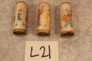 L21 3 VINTAGE LITHO PAPER OVER CARDBOARD MADE IN JAPAN PARTY KALEIDOSCOPE - Picture 1 of 1