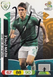 TARJETA EURO 2012 REPÚBLICA DE IRLANDA FIRMADA A MANO KEVIN DOYLE - Imagen 1 de 1