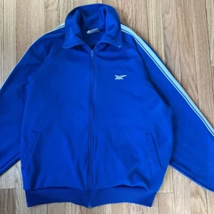 Vintage ASICS Tiger Athletic Track Jacket Men's Blue Onitsuka Tiger Zip Up - Picture 1 of 5