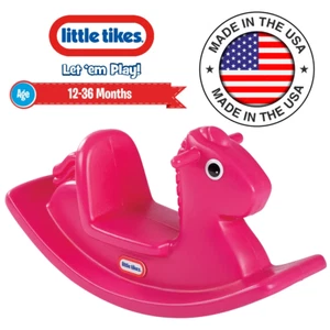 Little Tikes® Rocking Horse Magenta Toddler Ride-On Kids Toys 1-3 Years USA Made - Picture 1 of 6